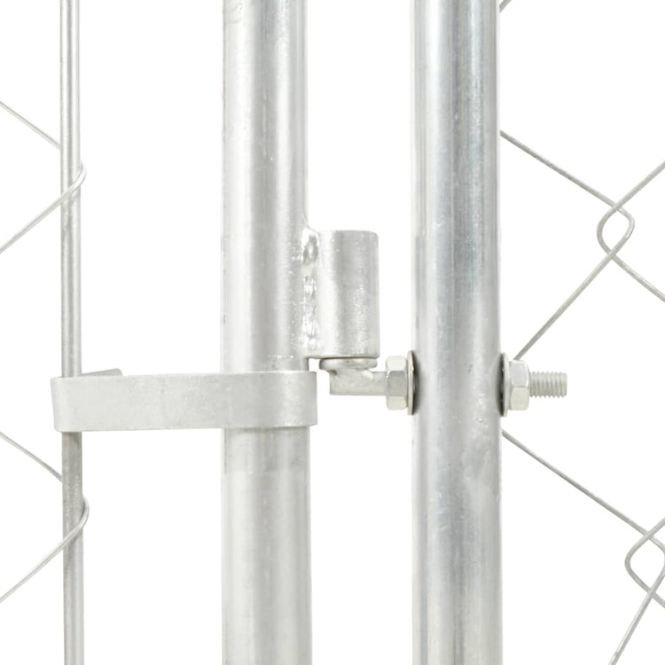 Vidaxl Chienne de chien pour l'extérieur avec toit 100x100x125 cm