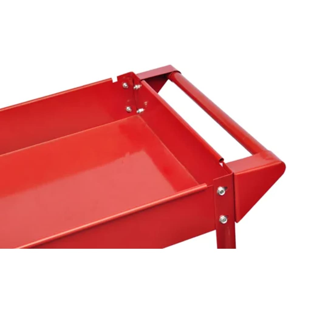 Chariot à outils Vidaxl 100 kg de rouge
