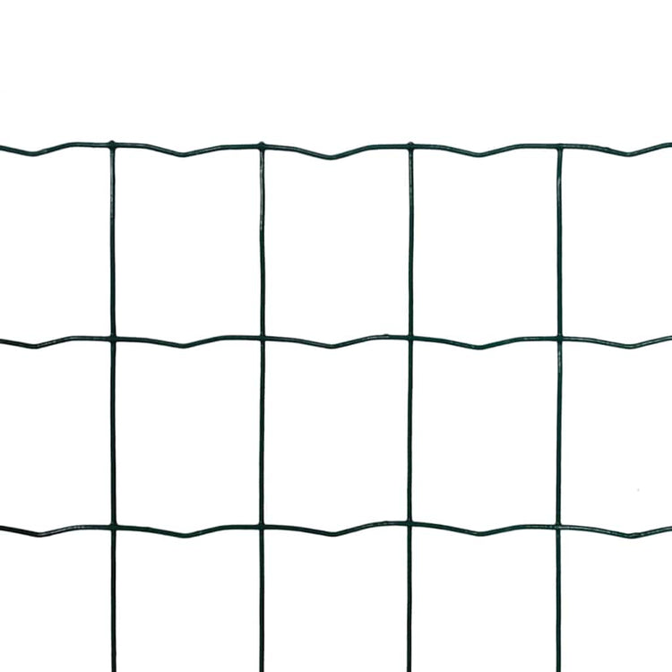 Vidaxl Hek 10x1,0 m en acier vert