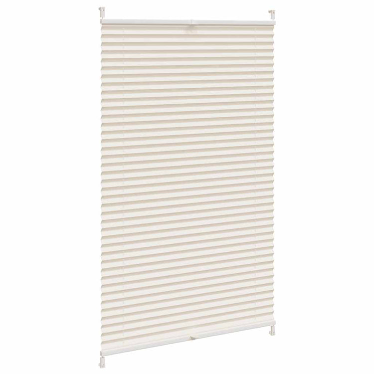 Vidaxl plissé rouleau aveugle 70x150 cm crème