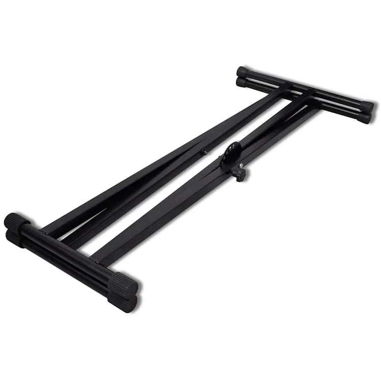 Support de clavier réglable vidaxl double x trame