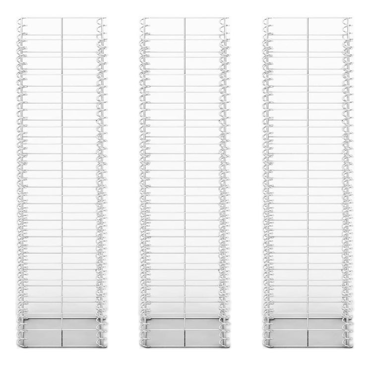 Vidaxl en 3 parties SCHANS BATAIL SET 25x25x100 cm Fil galvanisé