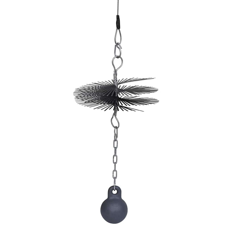 Brosse de balayage de la cheminée Vidaxl autour de Ø 25 cm
