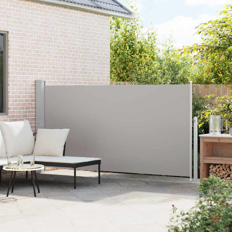 Écran de jardin vidaxl extensible 160x300 cm gris