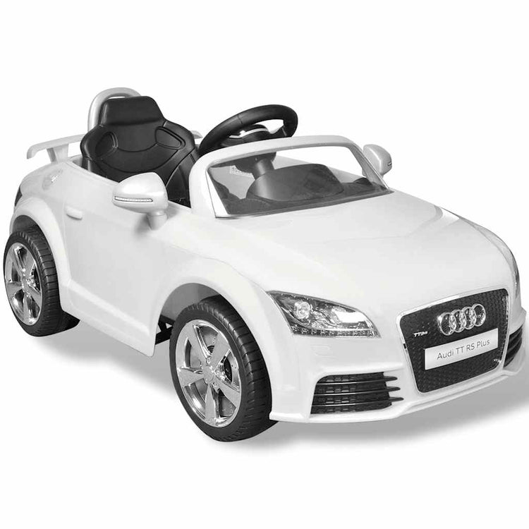 Vidaxl Electric Auto Audi TT RS avec télécommande blanc