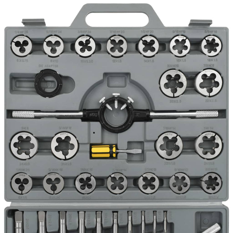 Vidaxl Set de tarauds 45 pièces