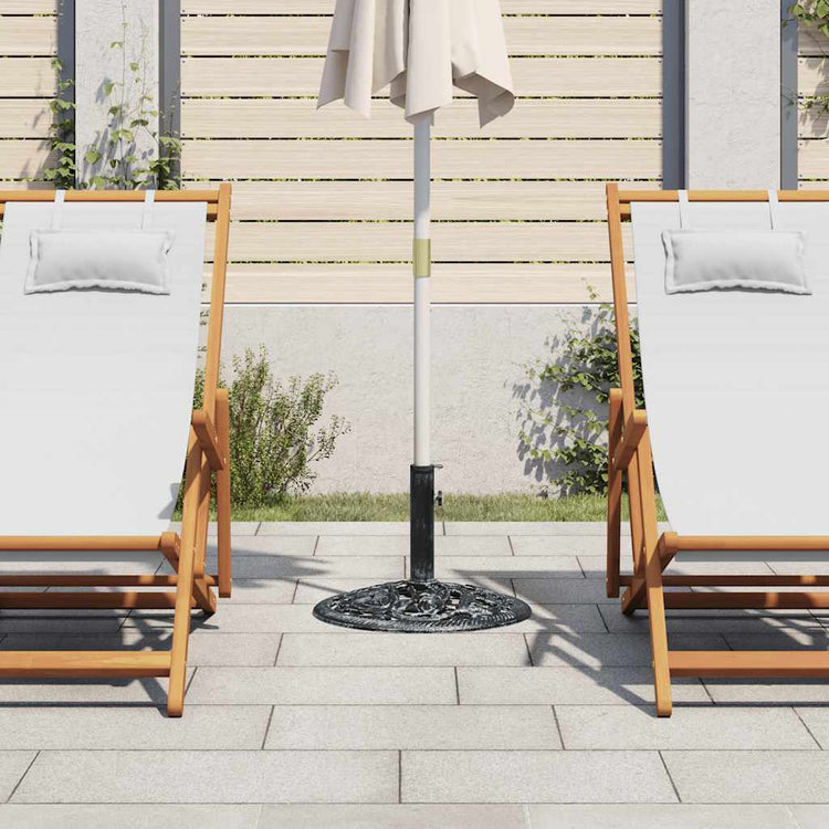 Vidaxl Parasol Foot 12 kg 48 cm en fonte