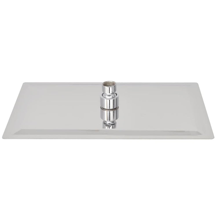 Vidaxl Pluie Shower Head en acier inoxydable 20x30 cm rectangulaire