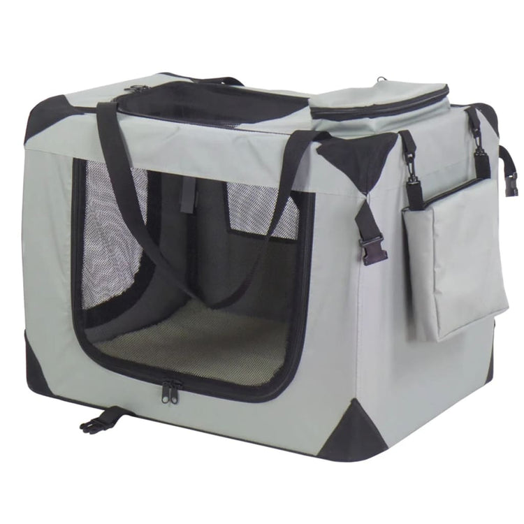 @pet @pet chien de voyage Basket nylon 90x61x65 cm gris 11074