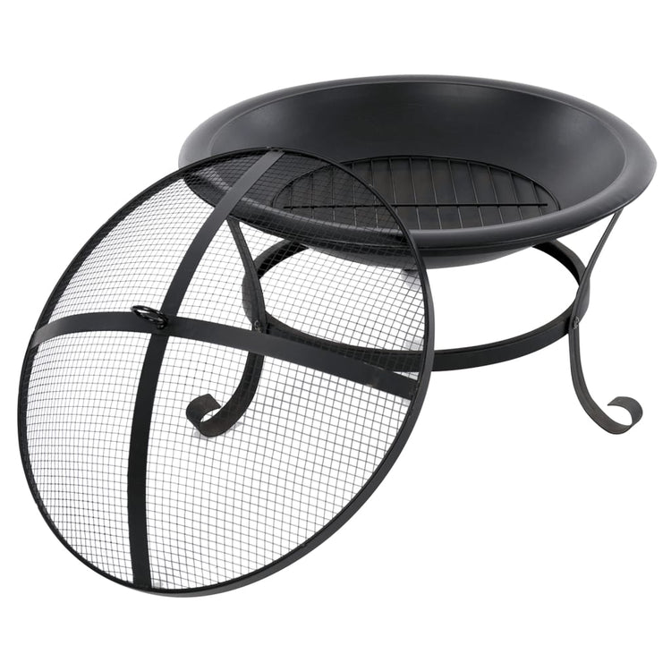 Redfire Redfire Fire Bowl Atlanta 51 cm en acier noir 85014