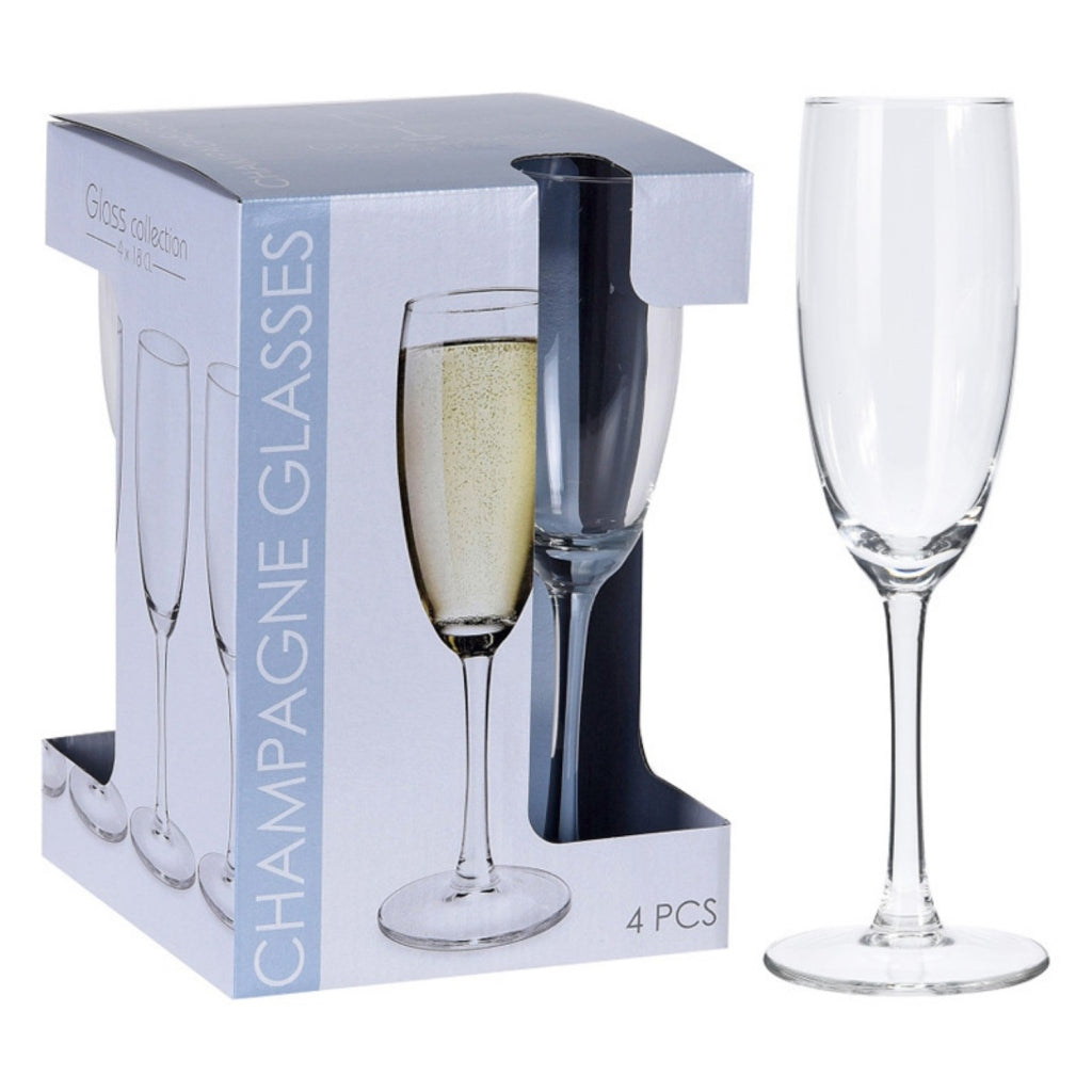 Divers Champagne Glass Set 4 Pieces