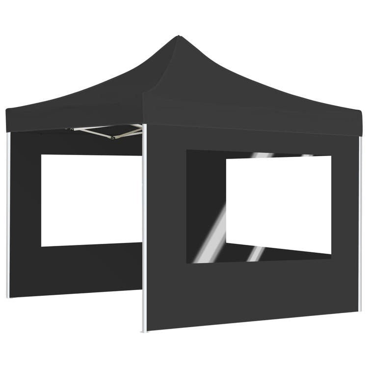 Vidaxl PartyTent pliable avec des murs anthracite en aluminium 3x3 m