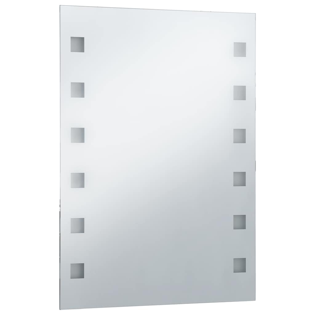 Miroir de salle de bain Vidaxl LED 60x80 cm