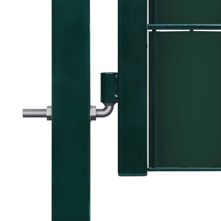 Vidaxl Port 100x204 cm PVC et Green en acier