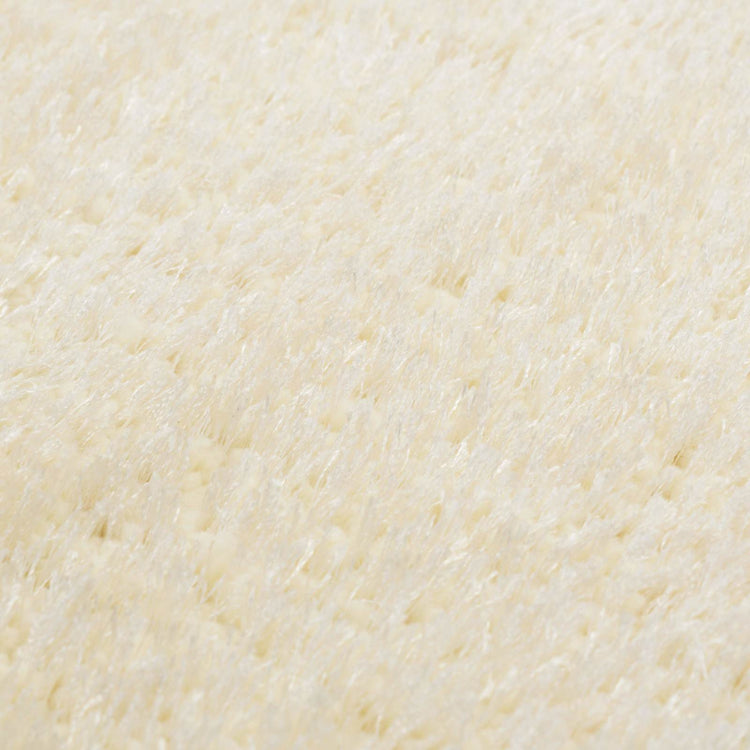 Vidaxl tapis shaggy crème 120 x 160 cm polyéthylène