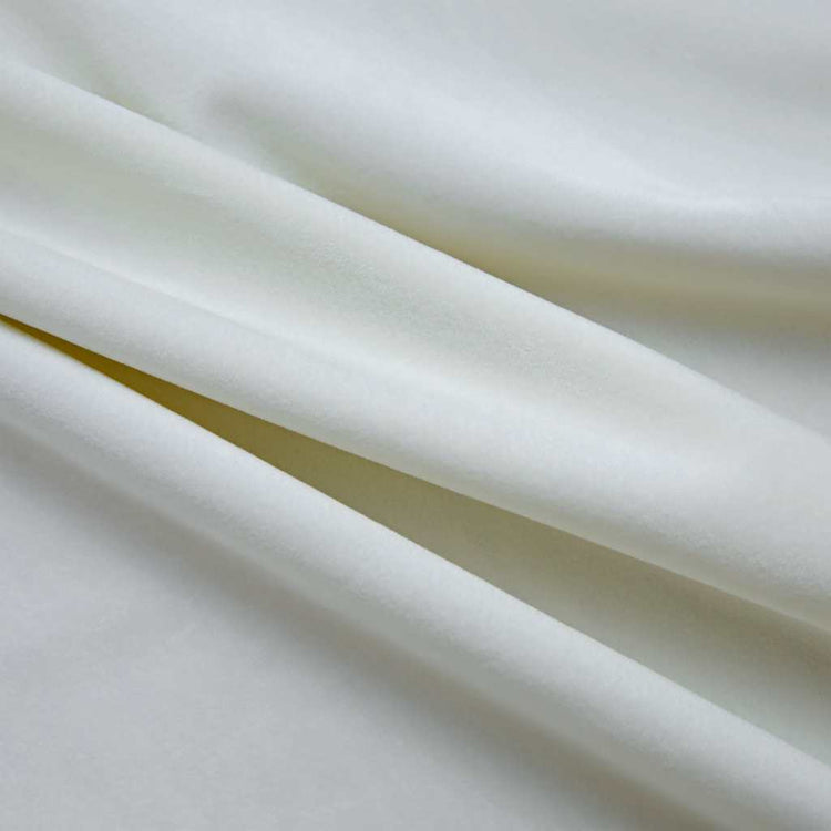 Rideau vidaxl accablant avec des anneaux 290x245 cm crème en velours