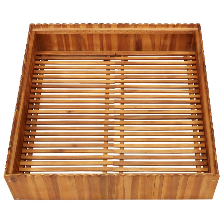 Vidaxl Planning Boîte relevée 100x100x25 cm