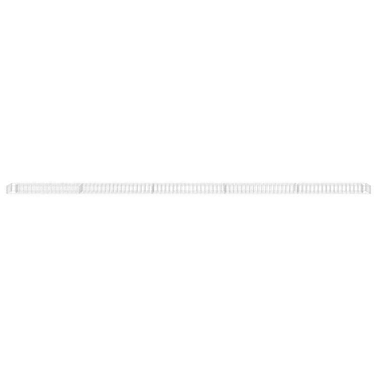 Vidaxl Gabion Planter insenté 450x30x10 cm en acier galvanisé