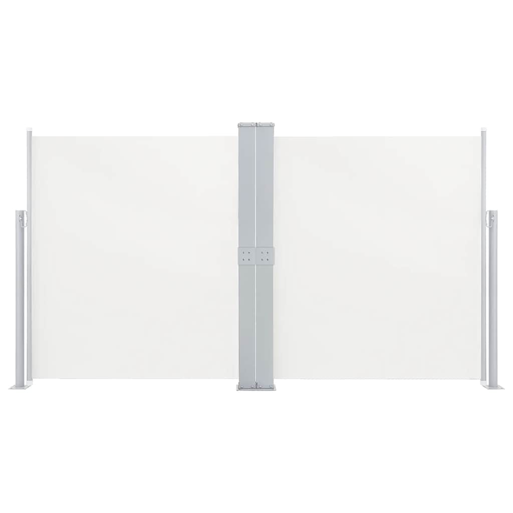 Pare-brise Vidaxl extensible 140x600 cm crème