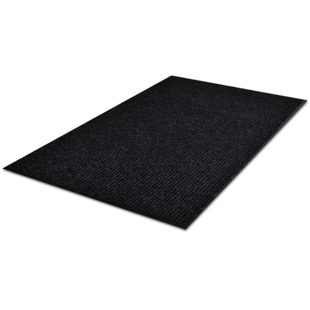 Vidaxx paillasson 117x220 cm PVC noir