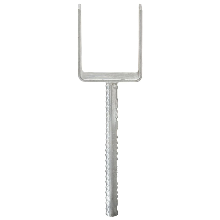 Vidaxl Ground Anchors 6 ST 10x6x30 cm en acier galvanisé en acier couleur