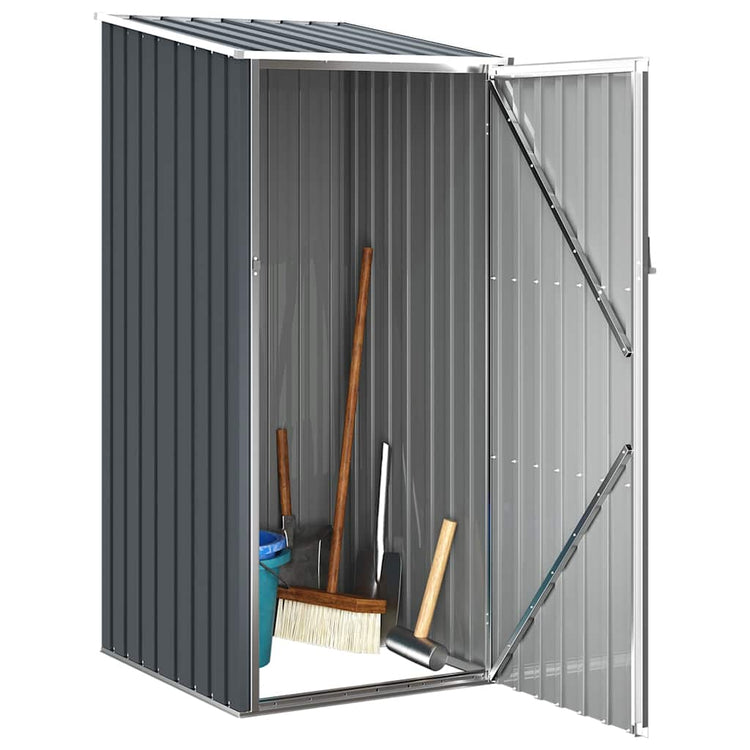 Vidaxl hangar de jardin 87x98x159 cm anthracite en acier galvanisé