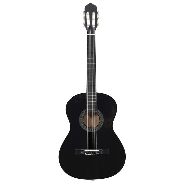 Vidaxl Guitar Classic Beginner 4 4 39 Lindenhout Black
