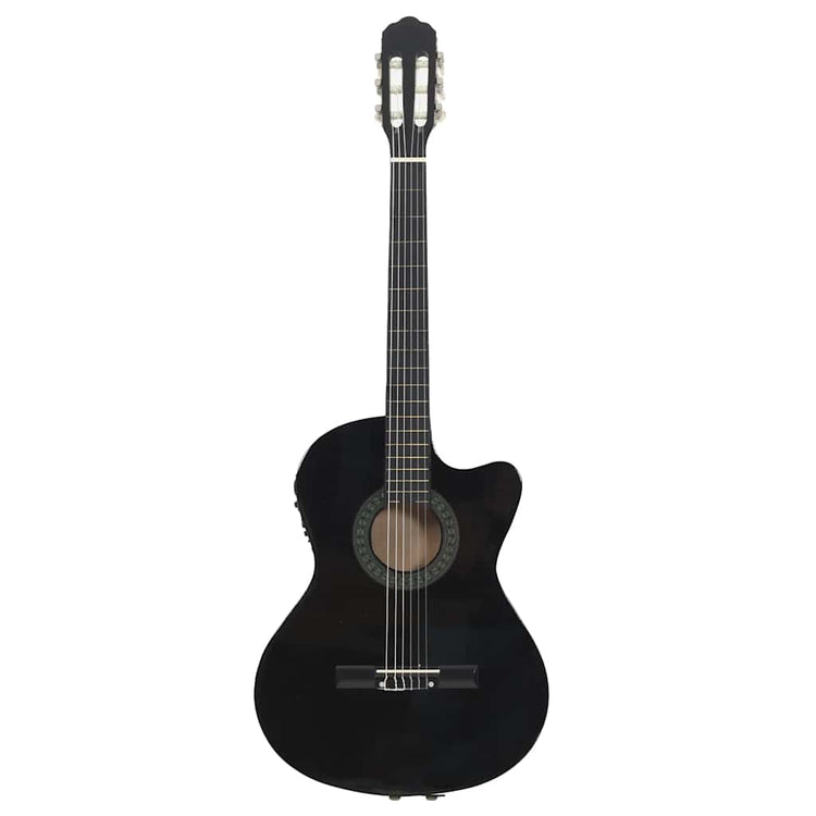 Guitare vidaxl Cutaway avec égaliseur 6 sneeds western classique noir