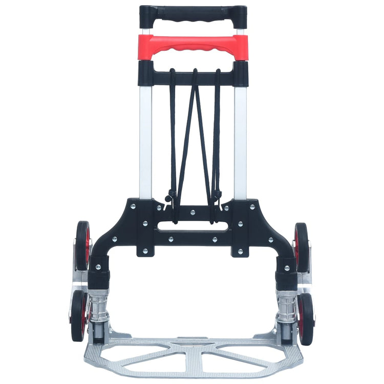 Vidaxl traptrolley pliable 70 kg en aluminium argent couleur