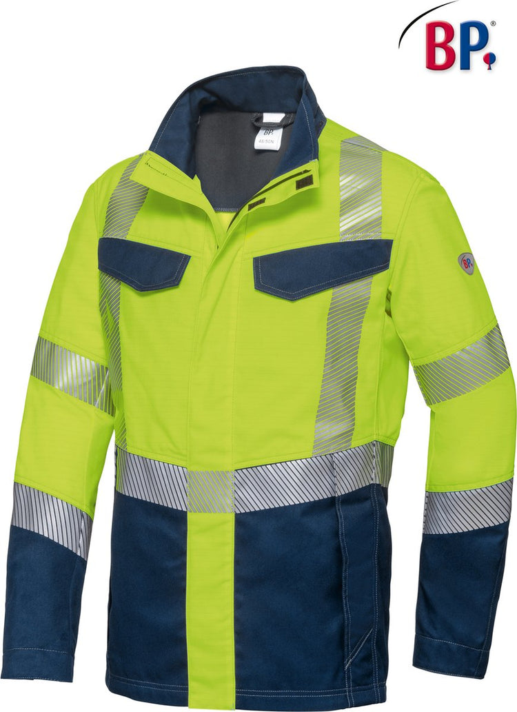 Bp 2208-590-6614-38 Veste de travail 40l - veste de travail pour homme - col montant, bandes réfléchissantes