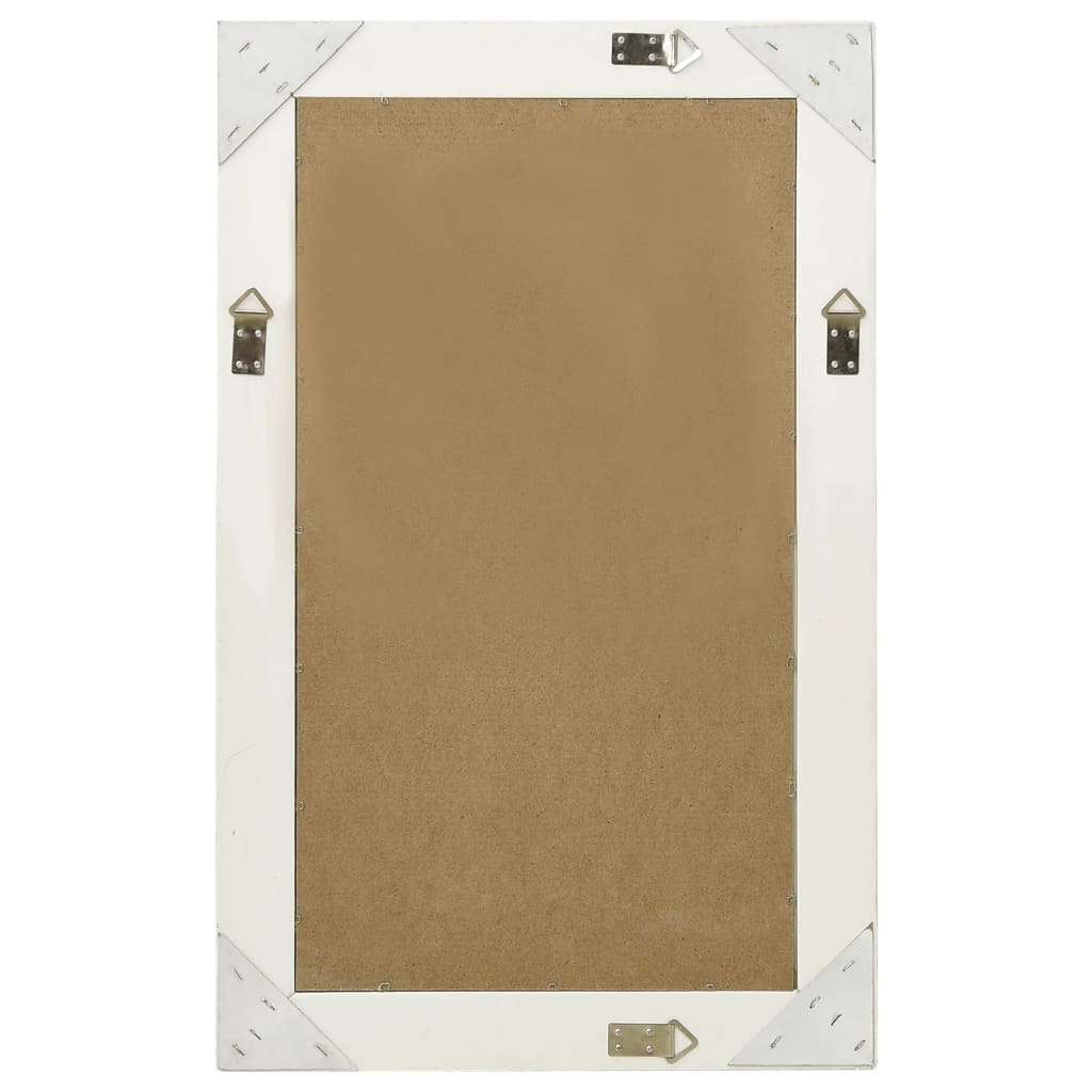Miroir mural Vidaxl Style baroque 50x80 cm blanc