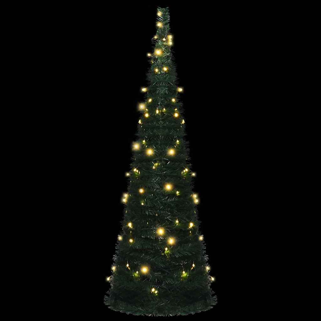 Vidaxl Kunstkerstboom avec un éclairage pop-up 180 cm vert
