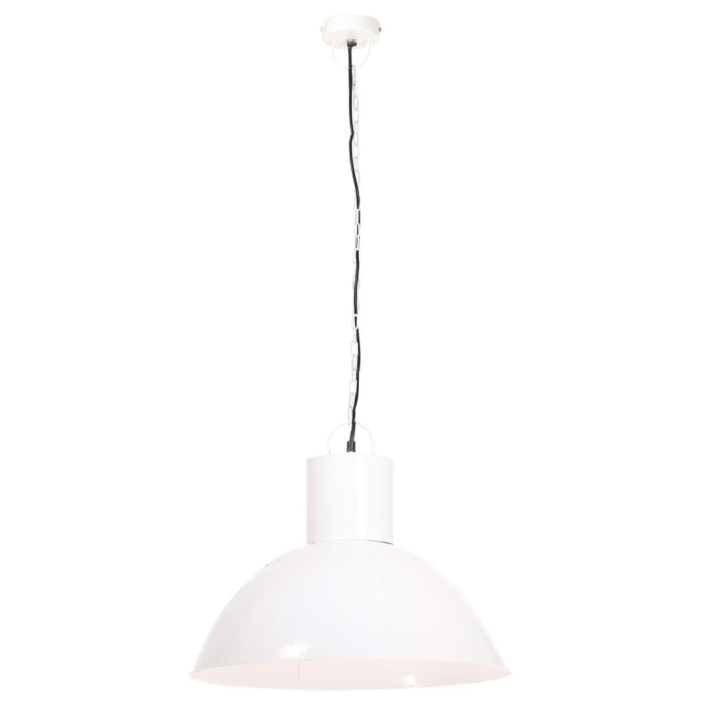 Lampe suspendue vidaxl autour de 25 w e27 48 cm blanc