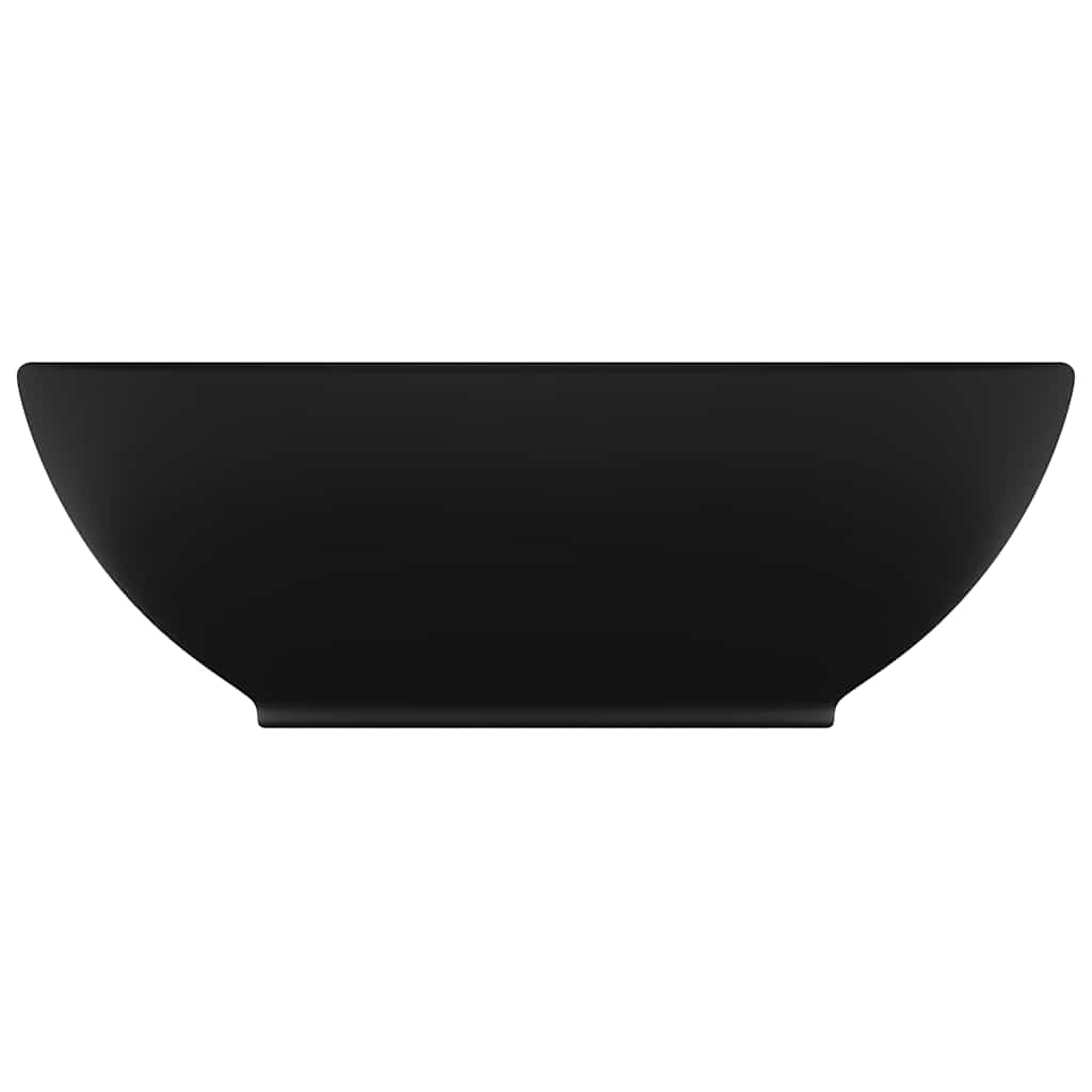 Vidaxl lavabo ovale 40x33 cm en céramique mat