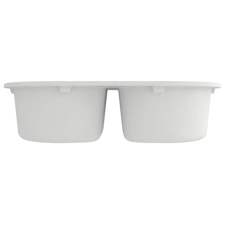 Vidaxx évier de cuisine blanc 78 x 47 x 20,5 cm granit