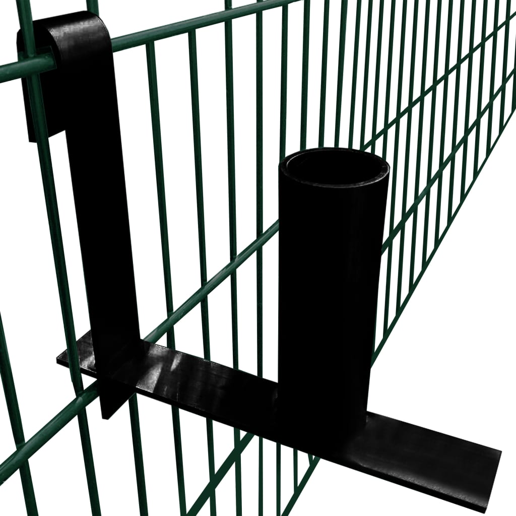 Porte-étendus de vidaxl pour les tapis d'écran de confidentialité 2 ST Steel