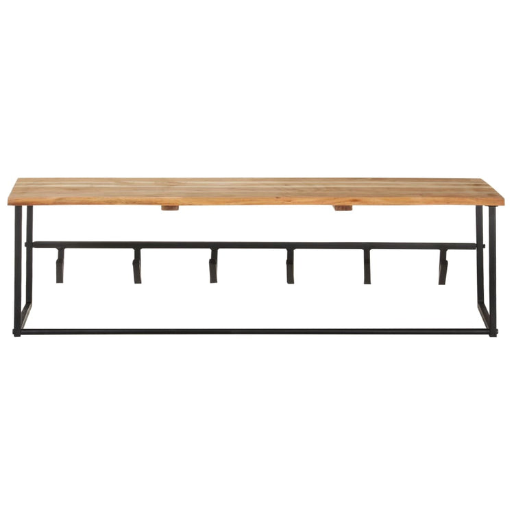 Rack de couche Vidaxl avec étagère 100x34x38 cm en bois d'acacia solide