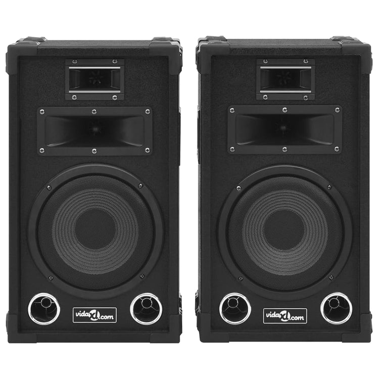 Vidaxl Hifi-Podium Endeurs 2 St passif professionnel 800 W Black