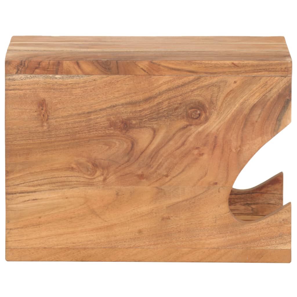 Rack de vélos de paroi Vidaxl 35x25x25 cm ACACIAHOUIL SOLIDE