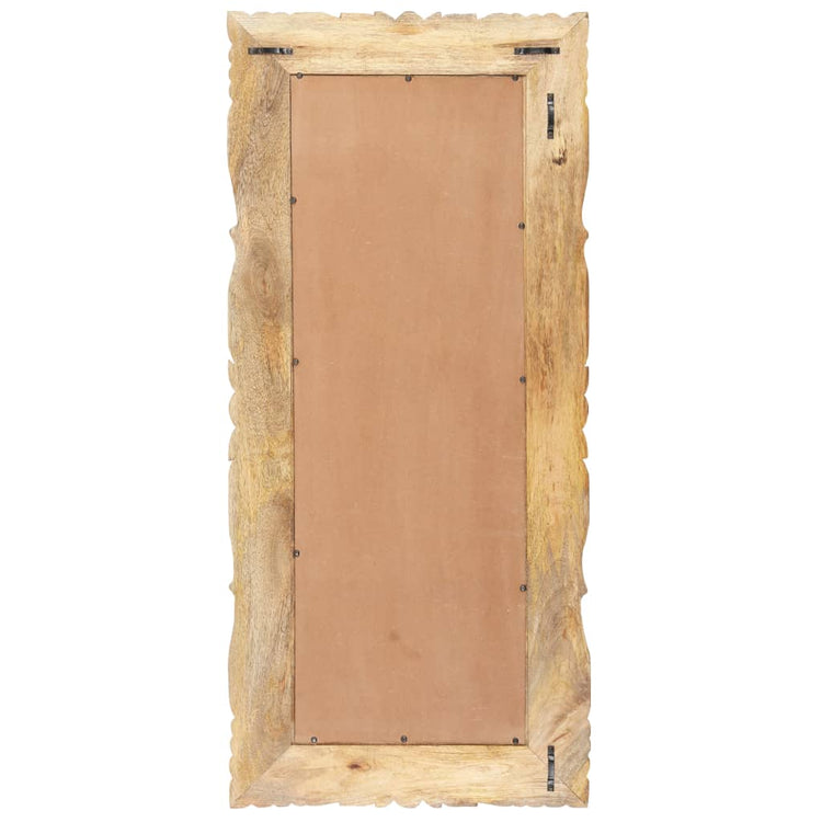 Miroir Vidaxl 110x50 cm Wood de mangue solide