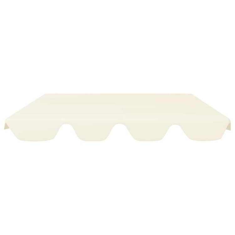 Vidaxl Slip de remplacement pour le banc de swing 150 130x105 70cm de couleur crème