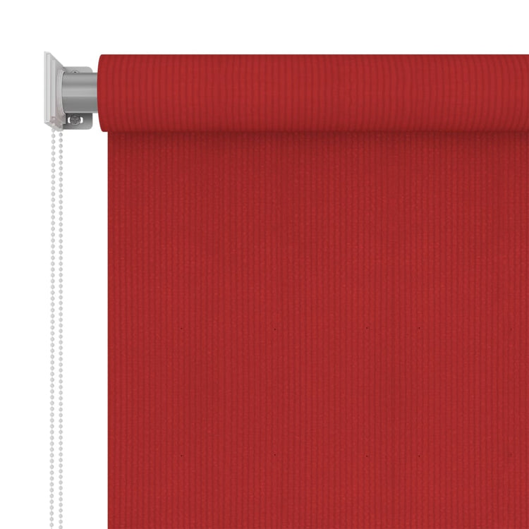Vidaxl Rouleau aveugle pour l'extérieur de 60x140 cm rouge HDPE