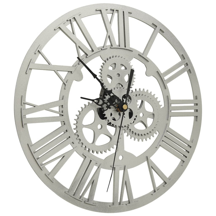 Horloge murale vidaxl 30 cm en argent acrylique coloré