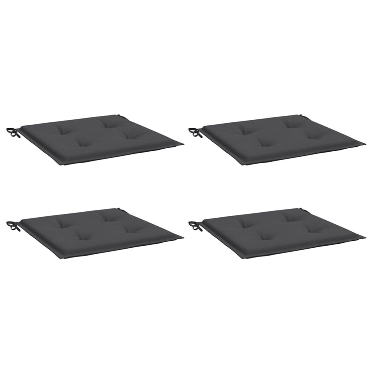 Coussins de chaise de jardin vidaxl 4 ST 50x50x3 cm Oxford tissu anthracite -colored