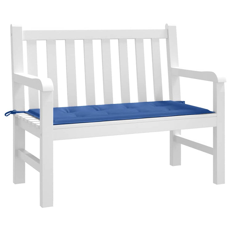 Vidaxl jardin banc coussin 100x50x3 cm oxford tissu royal bleu