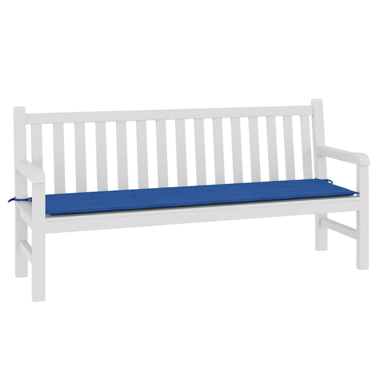Vidaxl jardin banc coussin 180x50x3 cm oxford tissu royal bleu