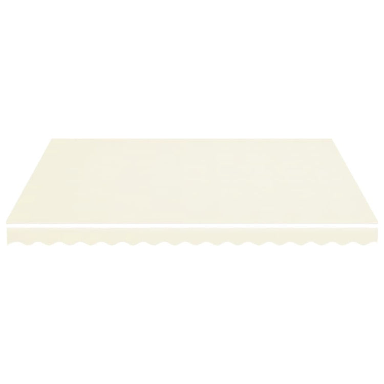 Tissu de remplacement de Vidaxl pour Luifel 4x3,5 M crème -colored