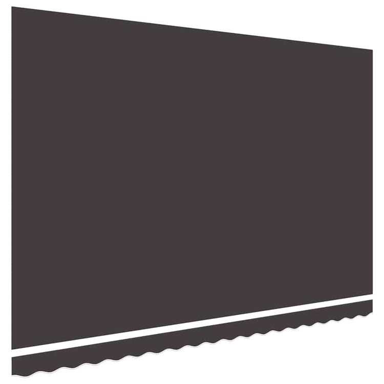 Tissu de remplacement de Vidaxl pour Luifel 5x3,5 M anthracite -colored