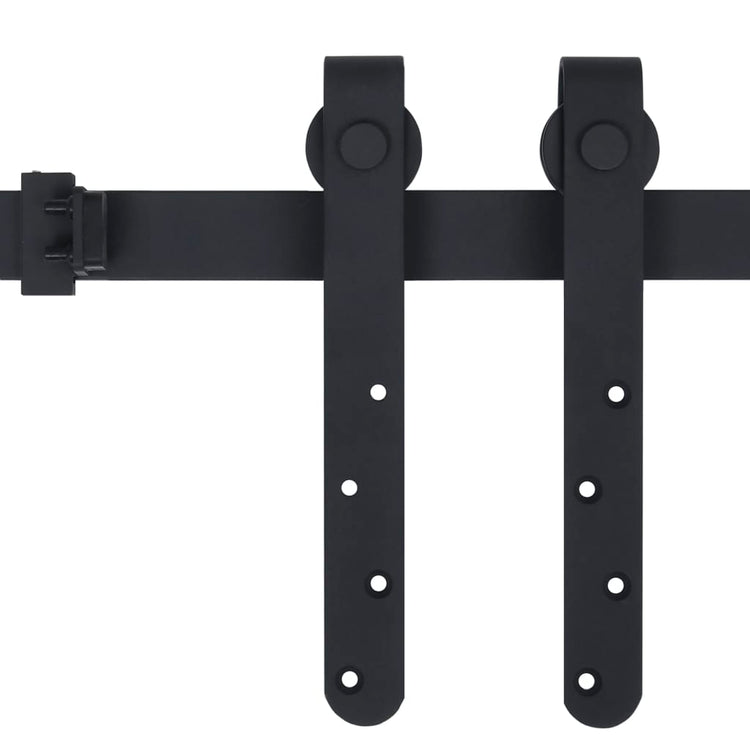 Ensemble de suspension Vidaxl pour une mini-porte en acier au carbone de 200 cm