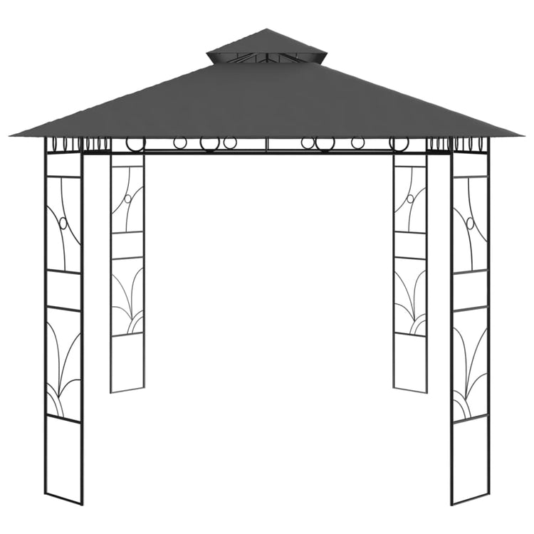 Vidaxl Arbor 160 g m² 4x3x2,7 m anthracite -colored